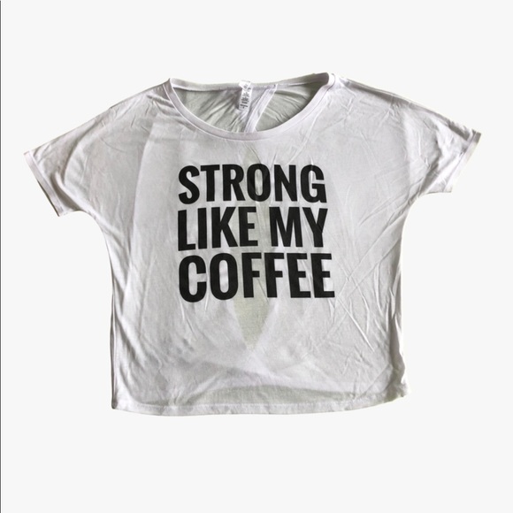 Barbell Babes Tops - 🆕Barbell Babes Strong Like My Coffee Open Back XL